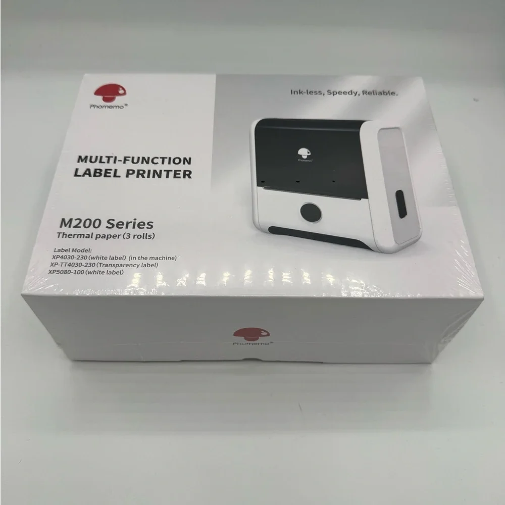 Phomemo M200 Thermal Printer Bluetooth POS Receipt Label Maker for Android & iOS